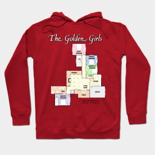 The Golden Girls Floor Plan Hoodie